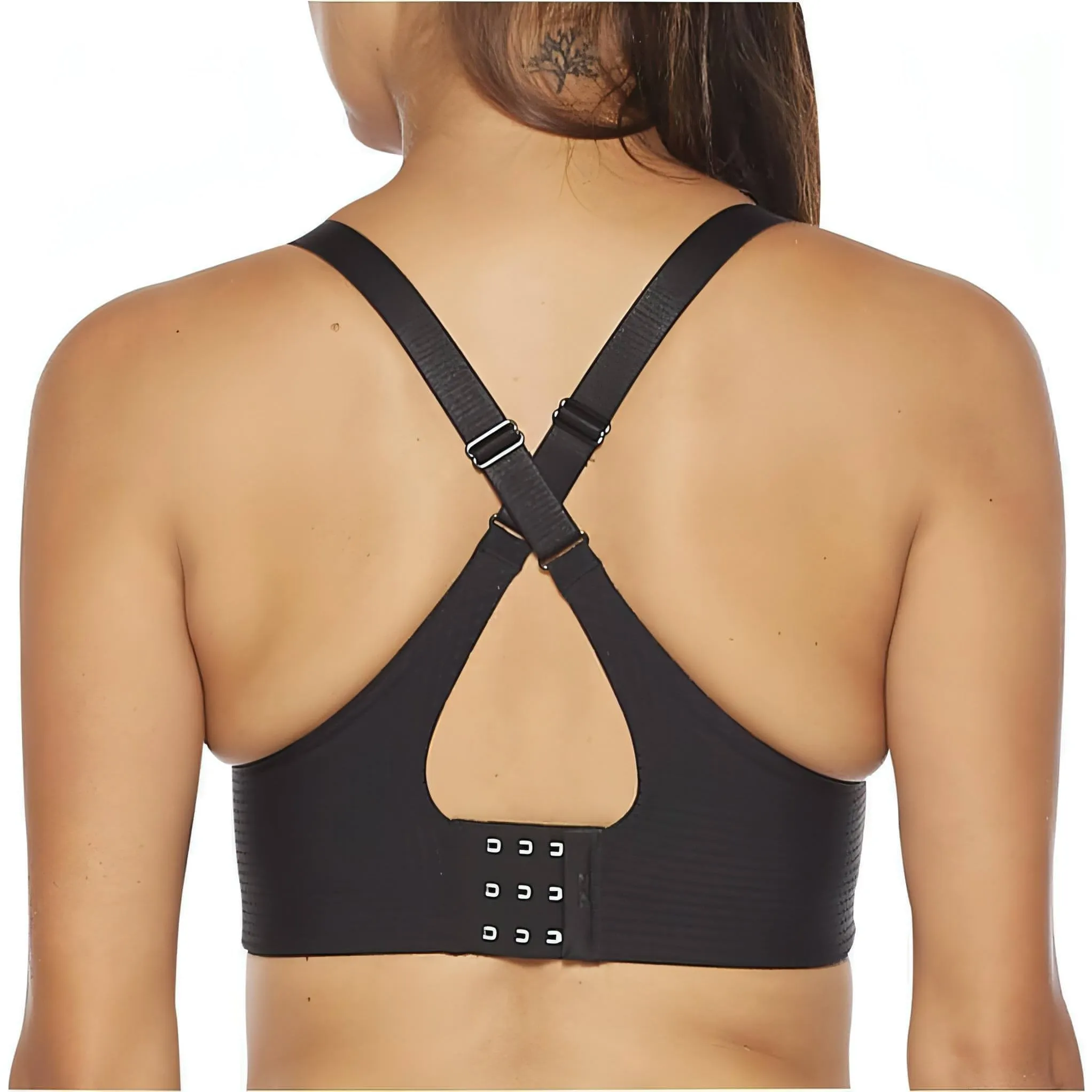 2XU Aero Medium Impact Womens Sports Bra - Black