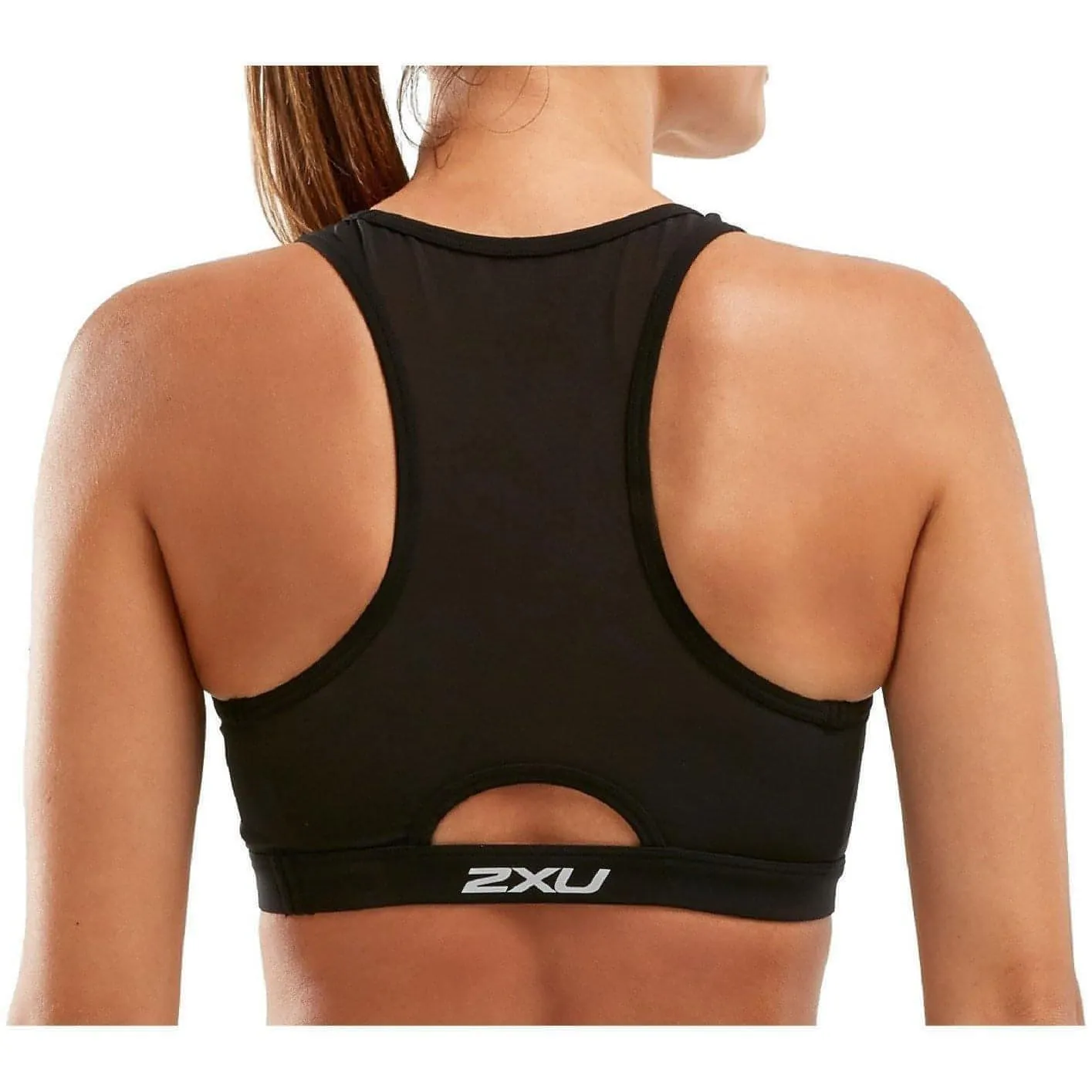 2XU Perform Medium Impact Womens Sports Bra - Black