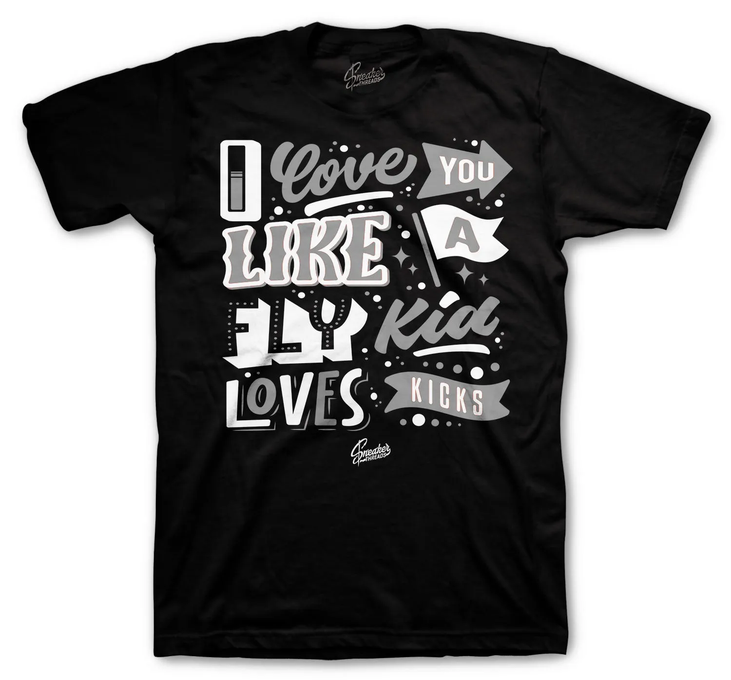 700 Black Shirt - Love Kicks - Black