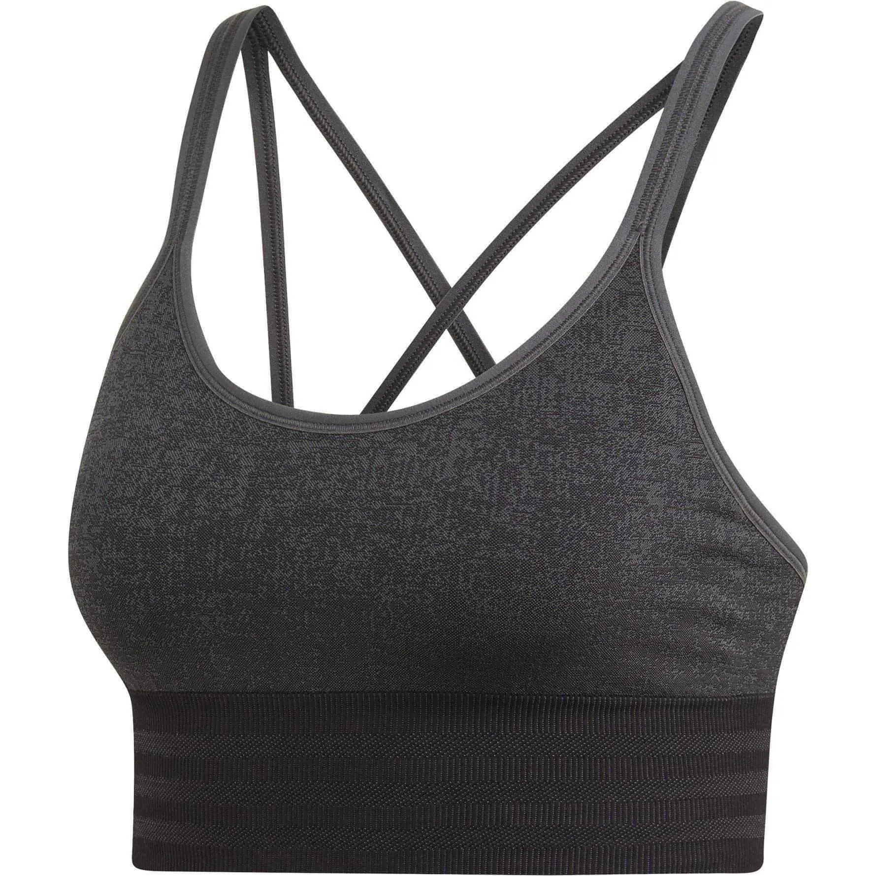 adidas All Me PrimeKnit FLW Womens Sports Bra - Grey