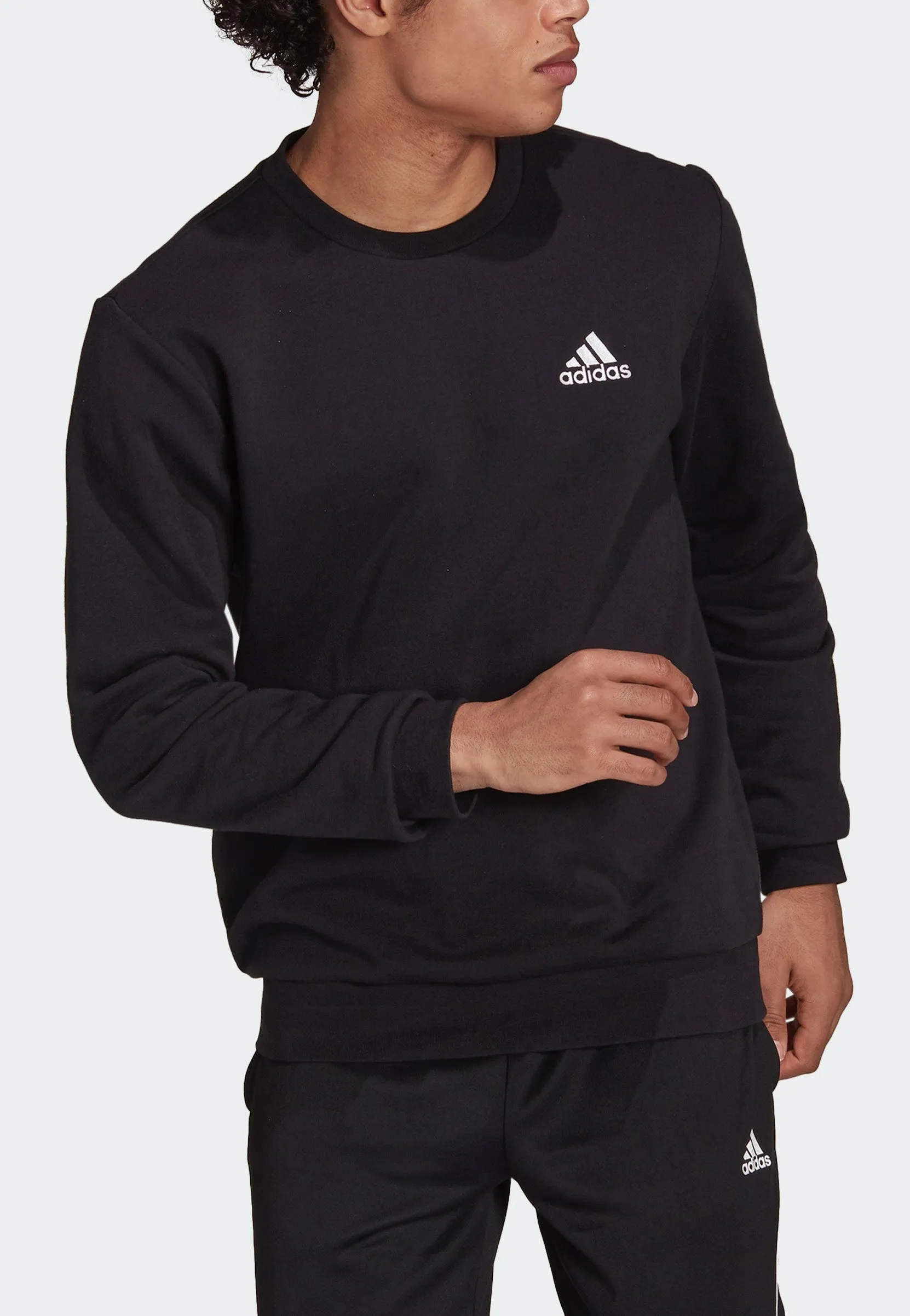 Adidas - M Feelcozy Swt Black/White - Sweater