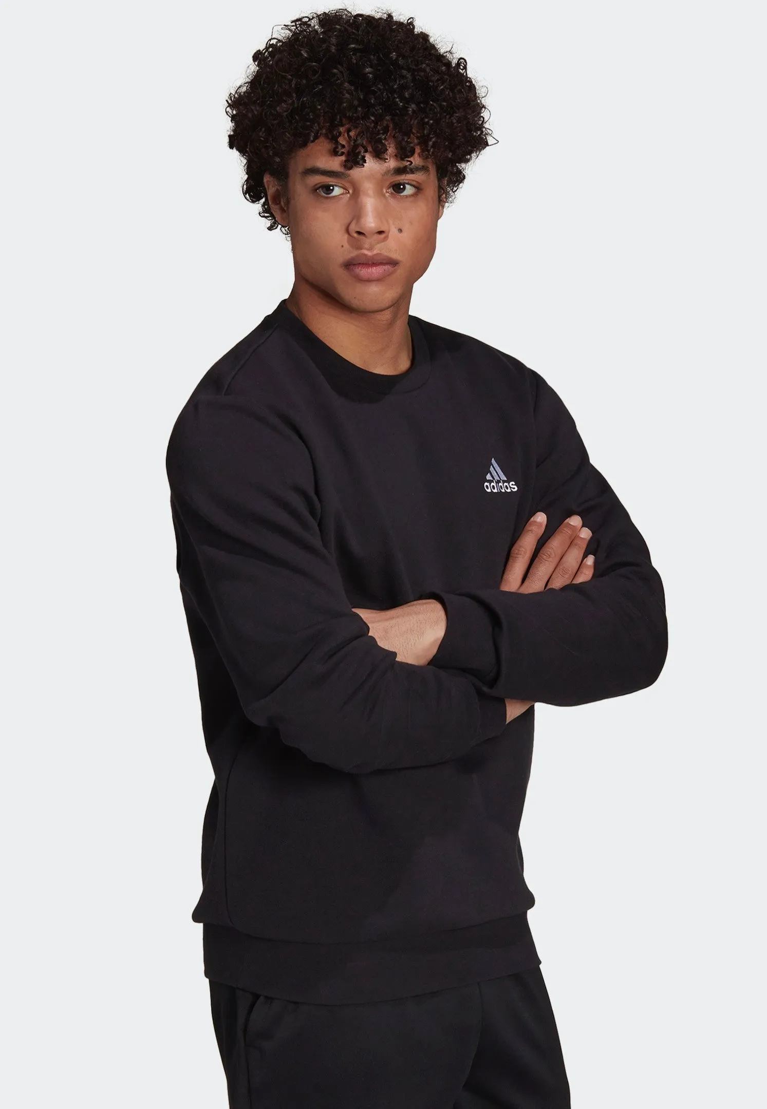 Adidas - M Feelcozy Swt Black/White - Sweater