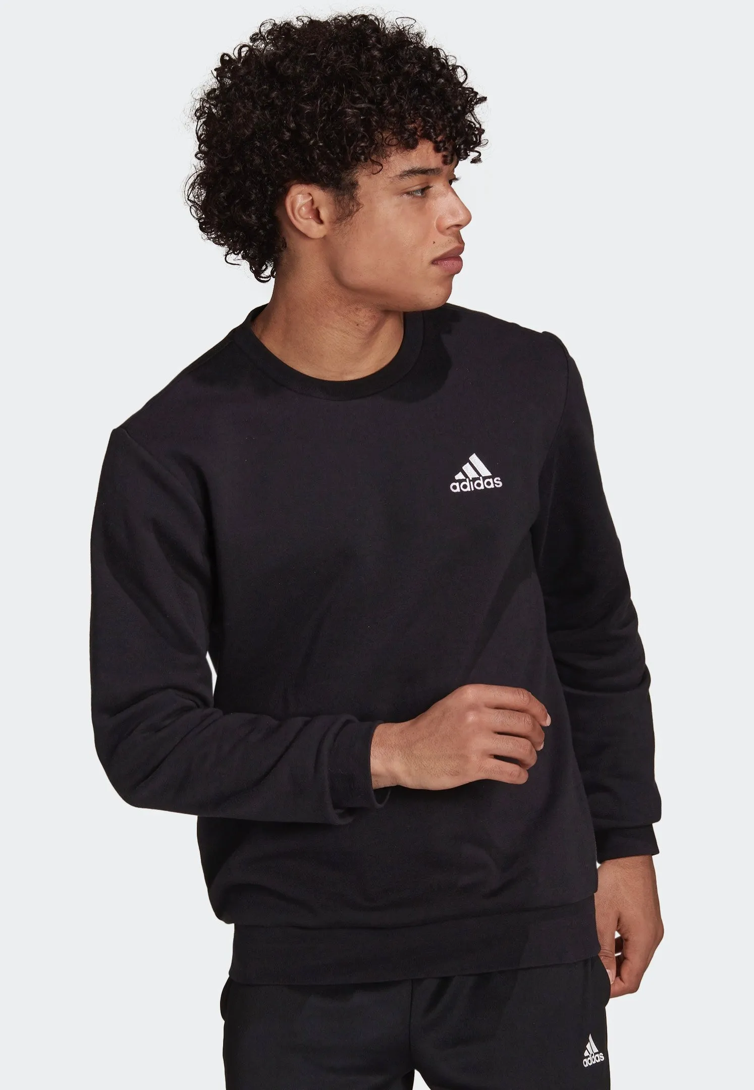 Adidas - M Feelcozy Swt Black/White - Sweater