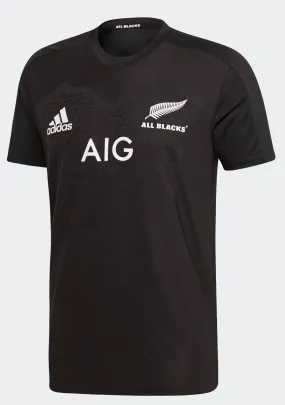 Adidas Mens All Blacks Home Performance Tee <BR> CW3149