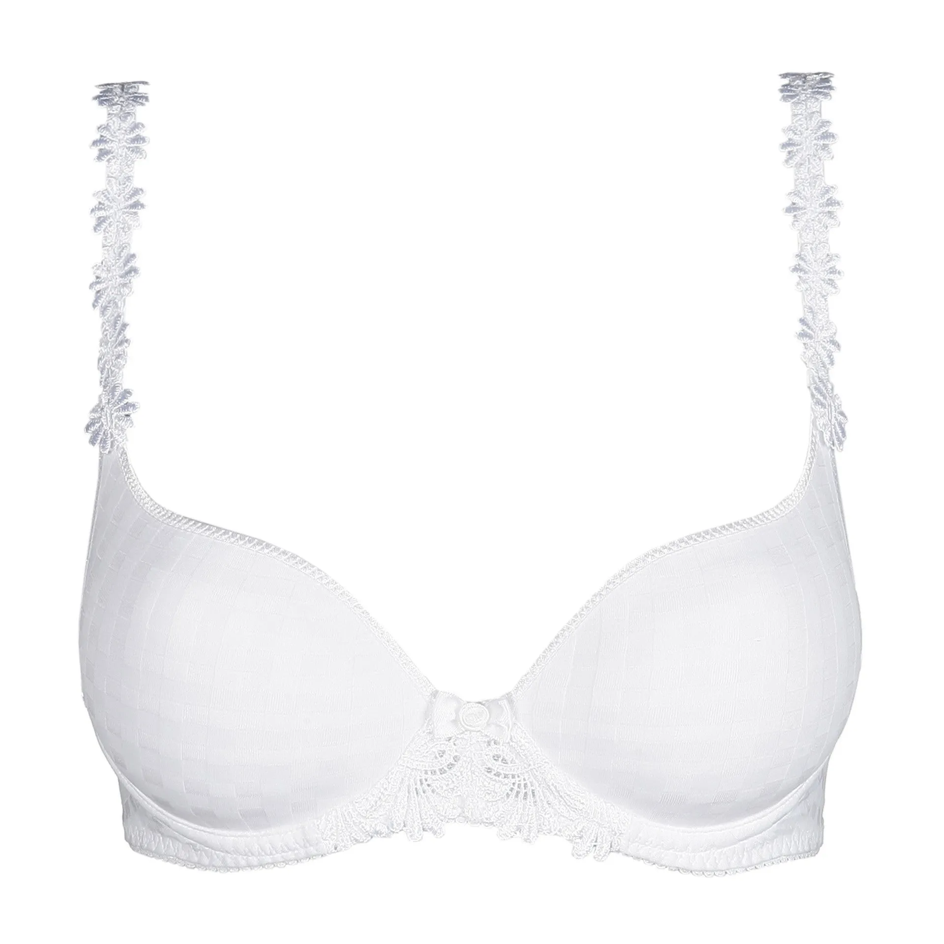 Avero Heart Shape Bra | White