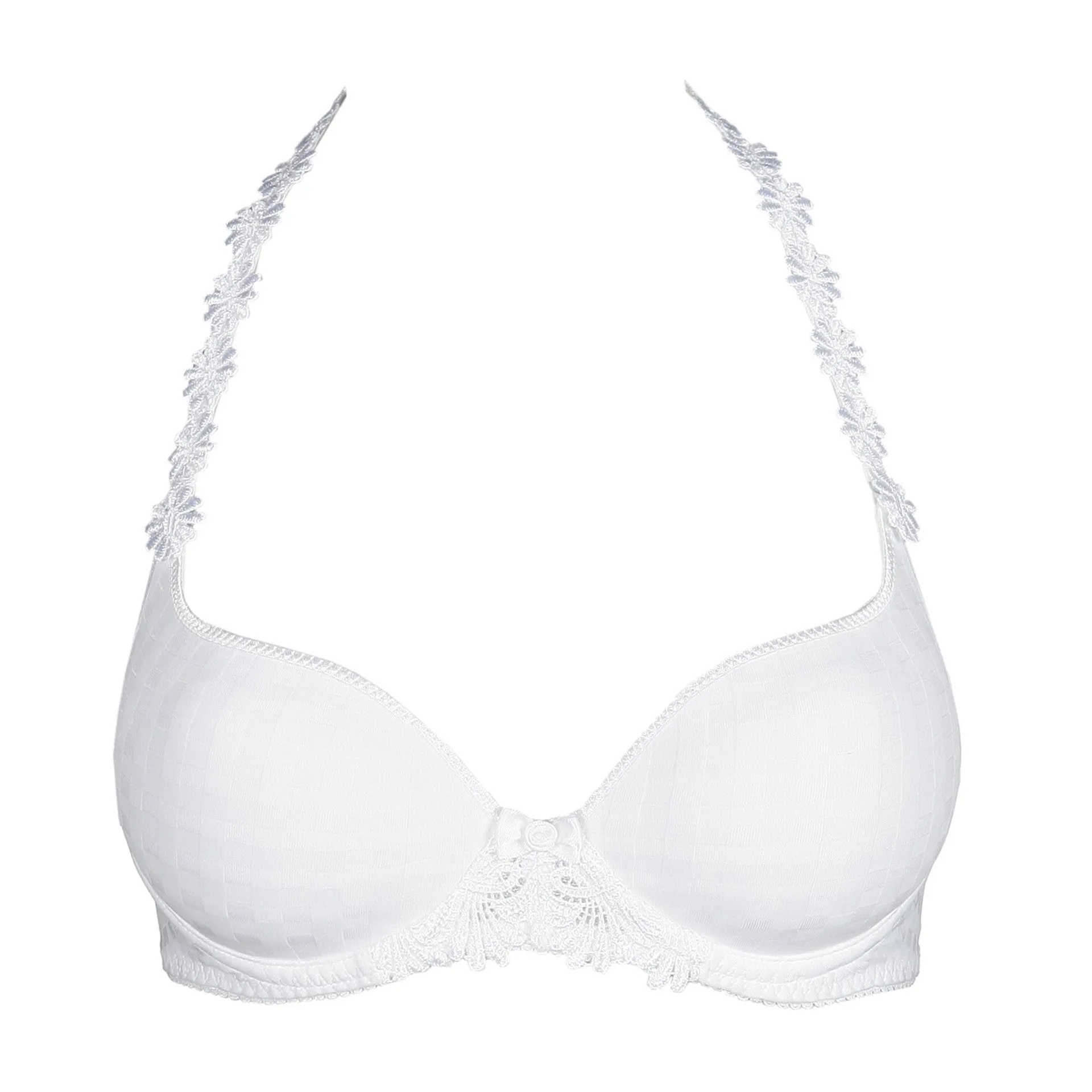 Avero Heart Shape Bra | White