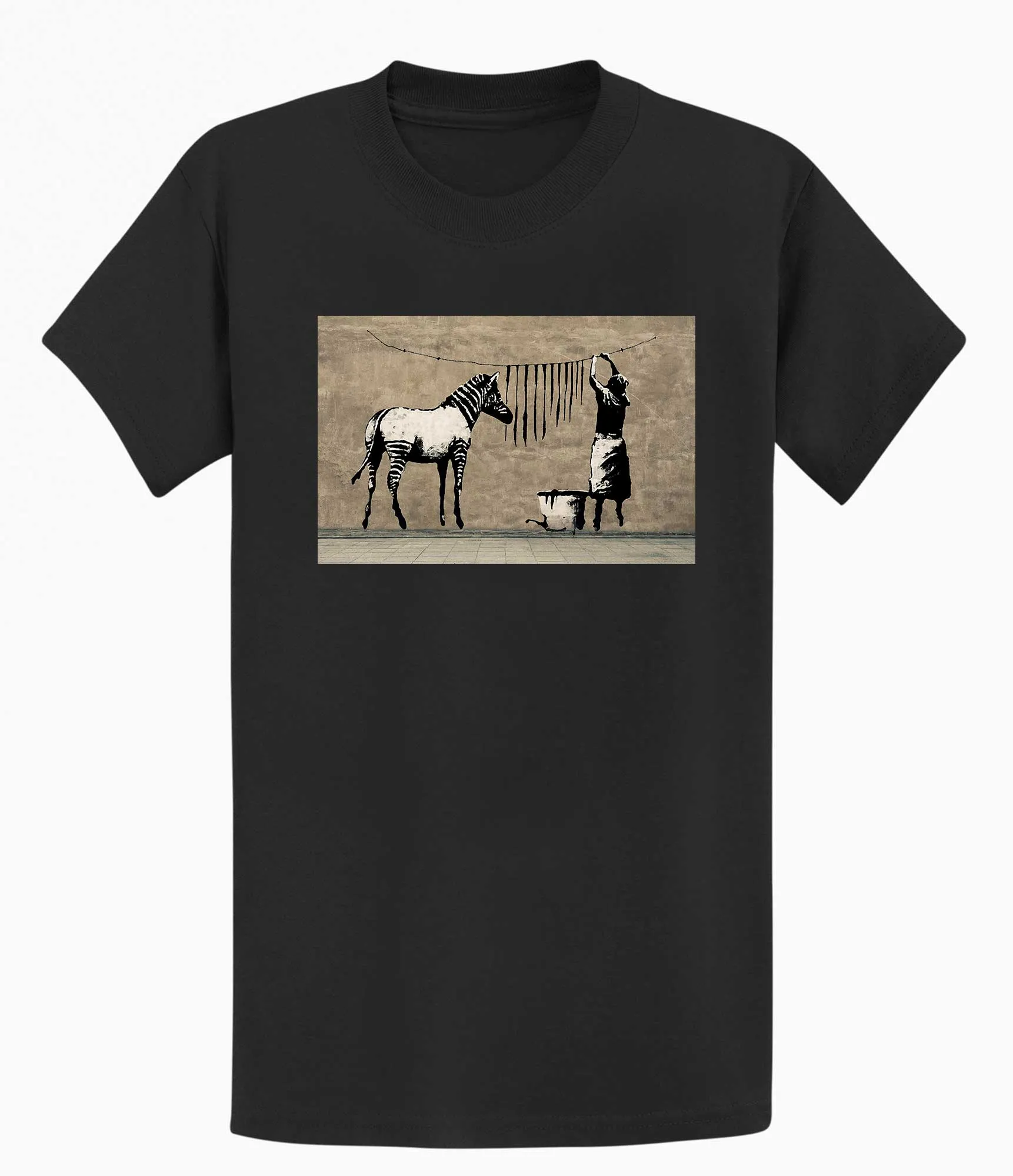 Banksy T-shirt - Zebra