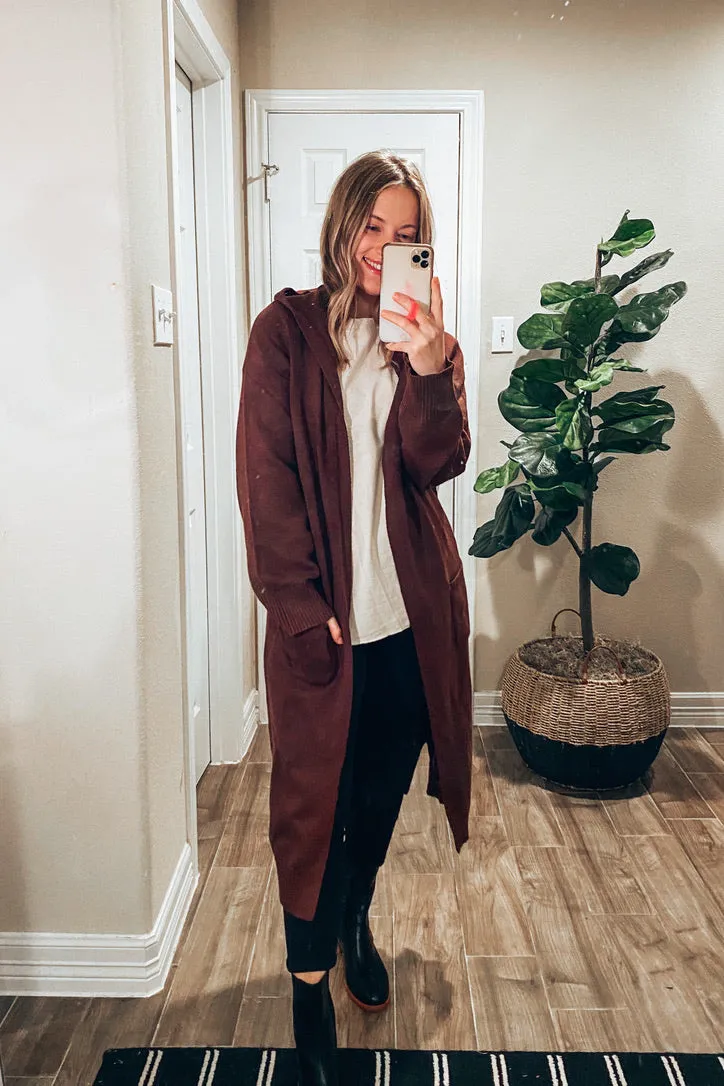 Bethany Hooded Duster Cardigan | FINAL SALE