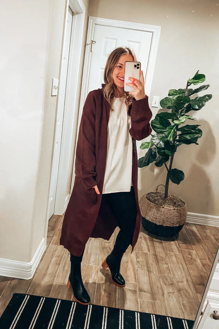 Bethany Hooded Duster Cardigan | FINAL SALE