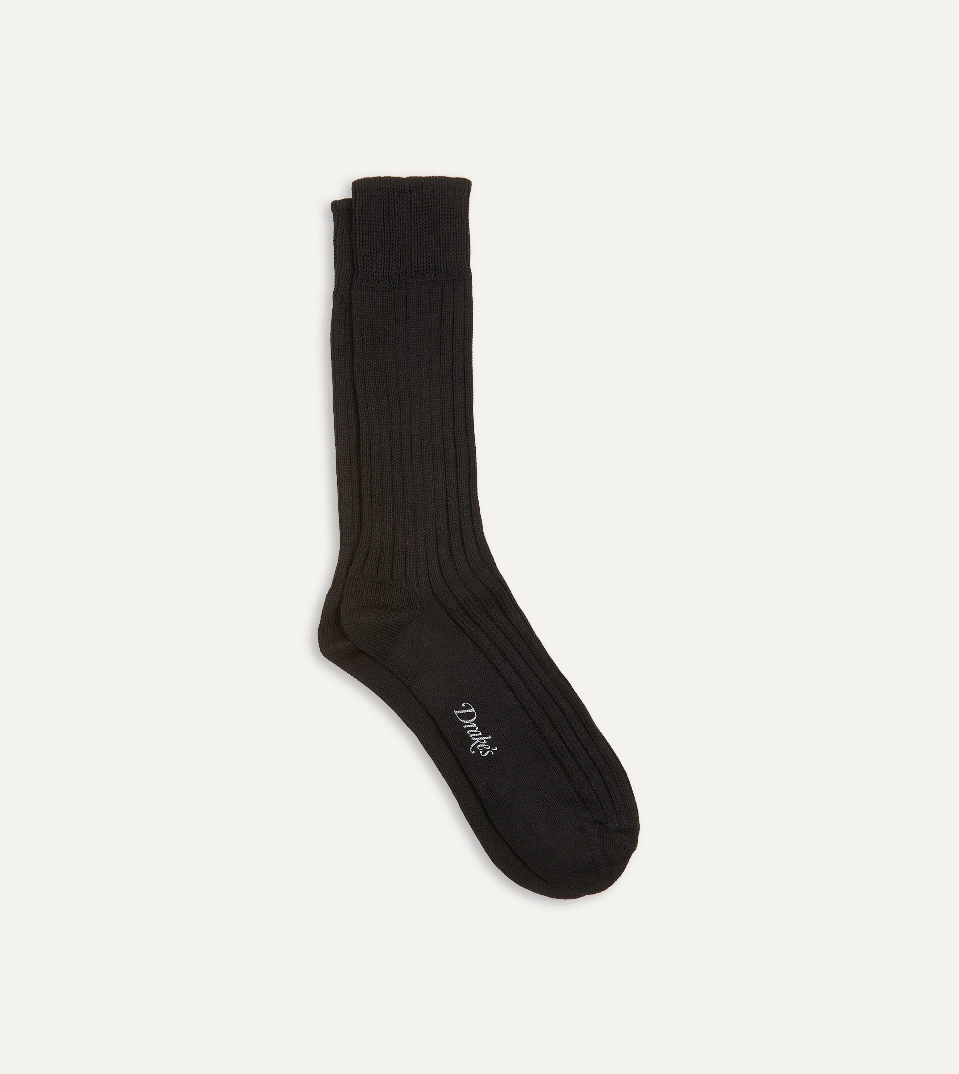 Black Cotton Sports Socks