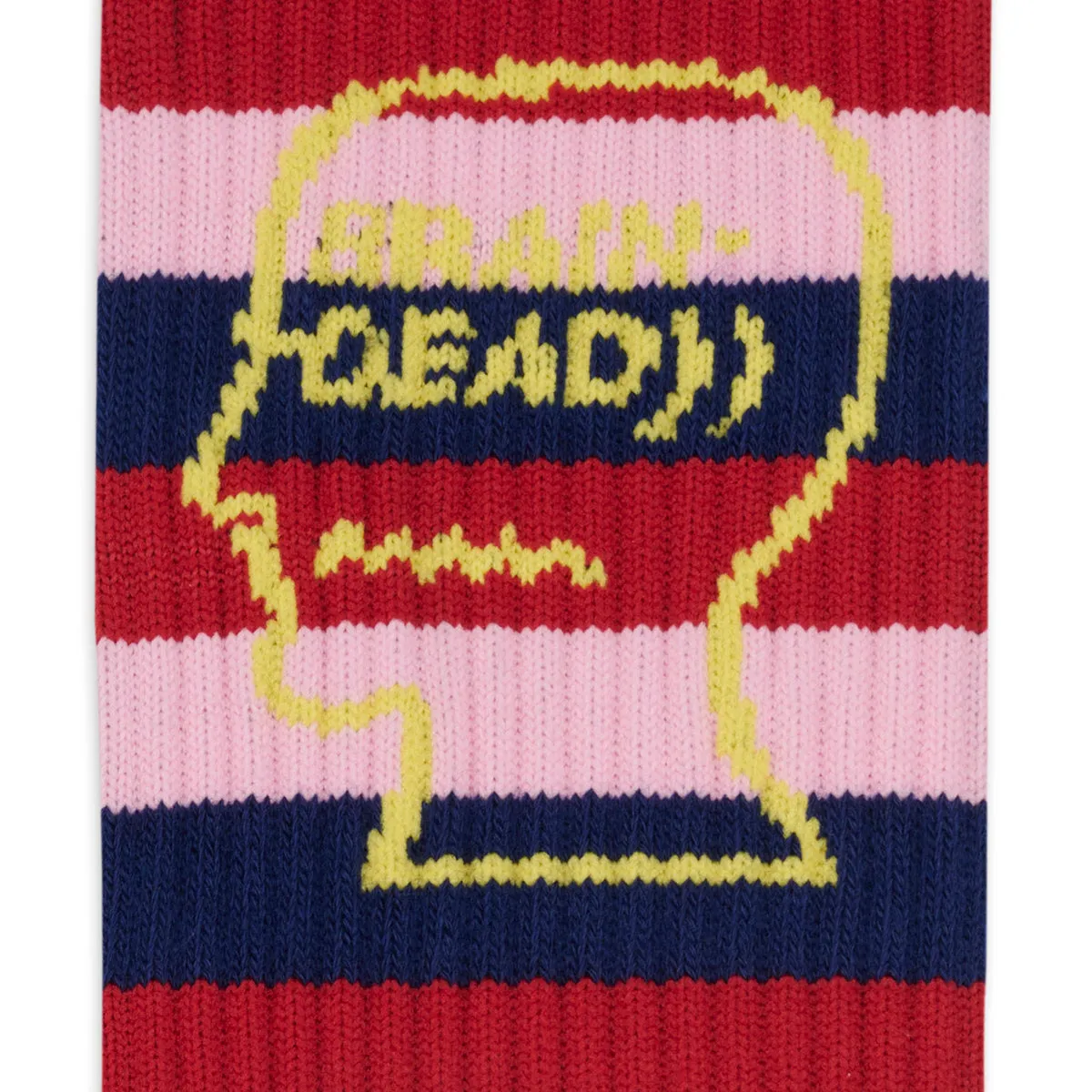 Brain Dead Striped Logo Head Sock