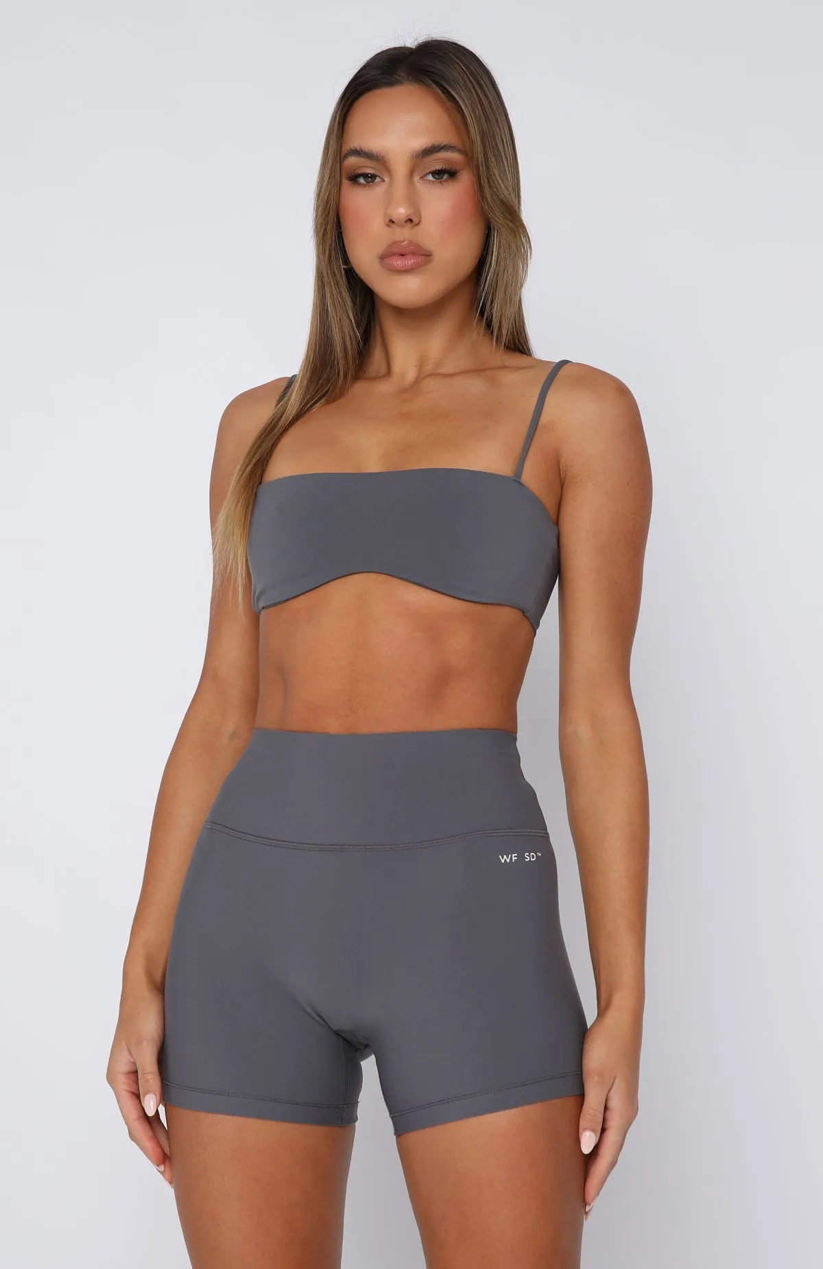 Brixton Sports Bra Smoke