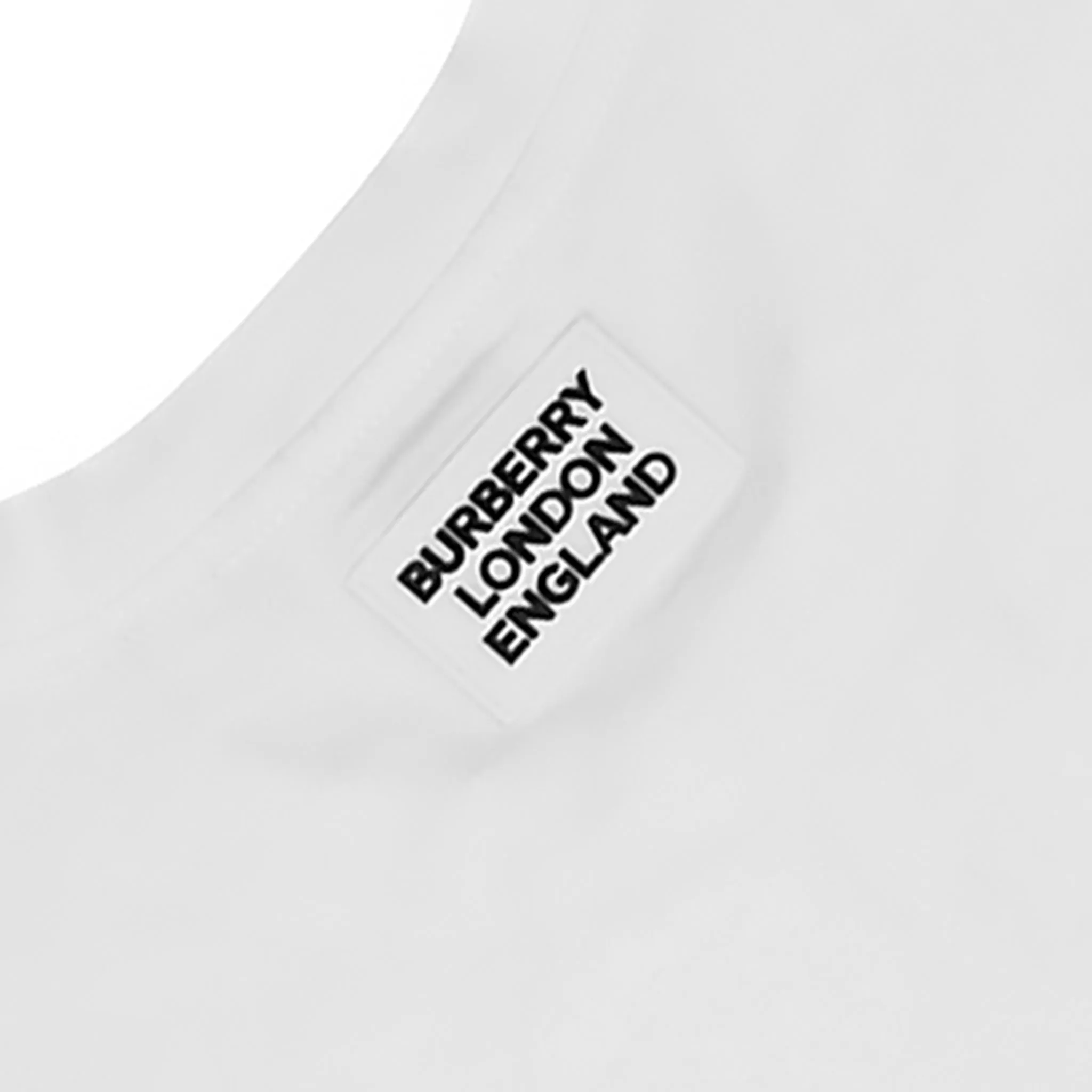 Stylish Burberry Elephant Logo White T-Shirt for Men and Women - Premium Cotton Casual Tee