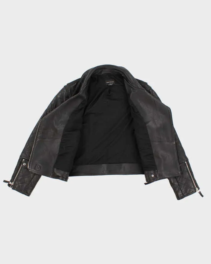 Club Monaco Leather Motorcycle Jacket - L