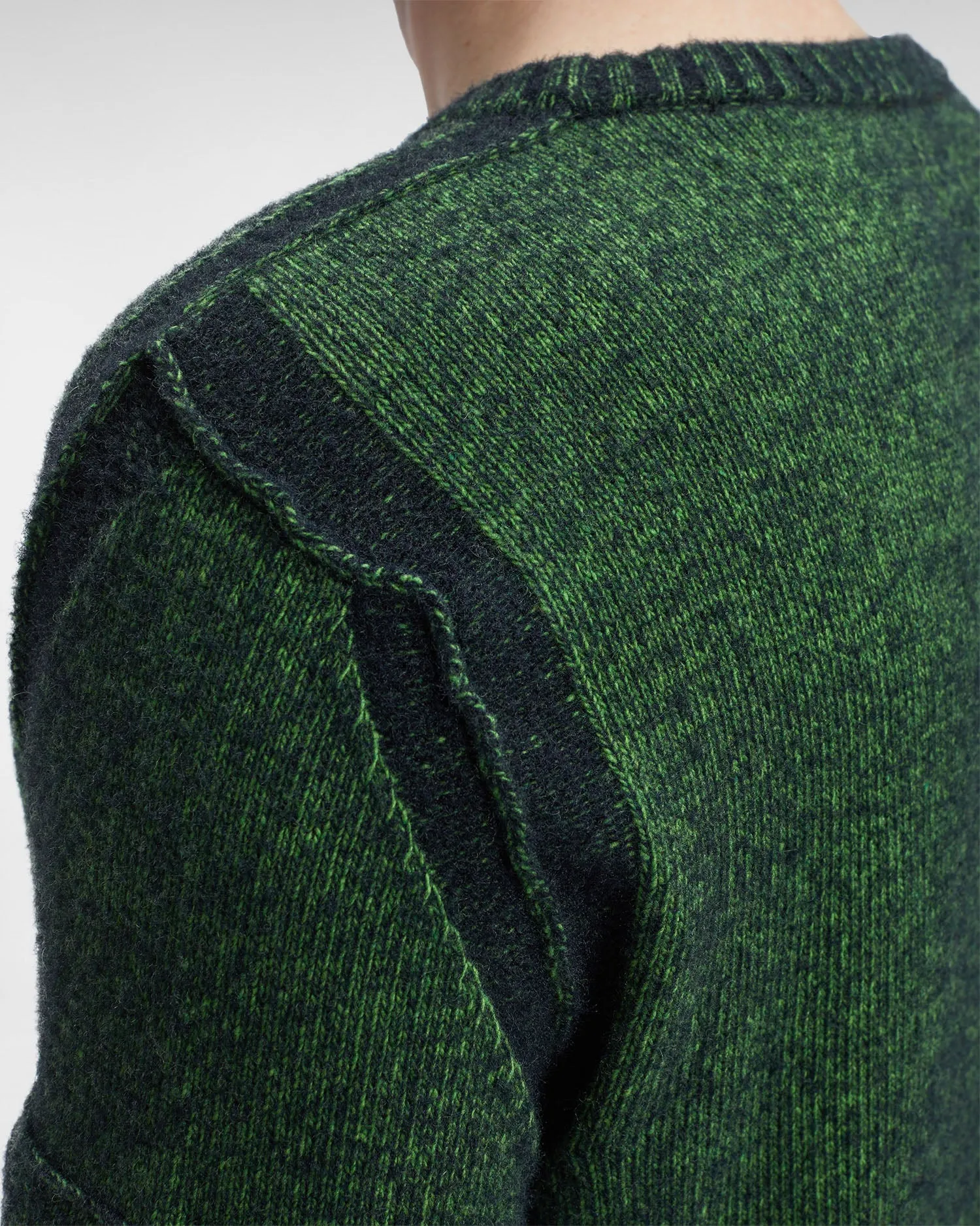 Fleece Knit Jumper Classic Green