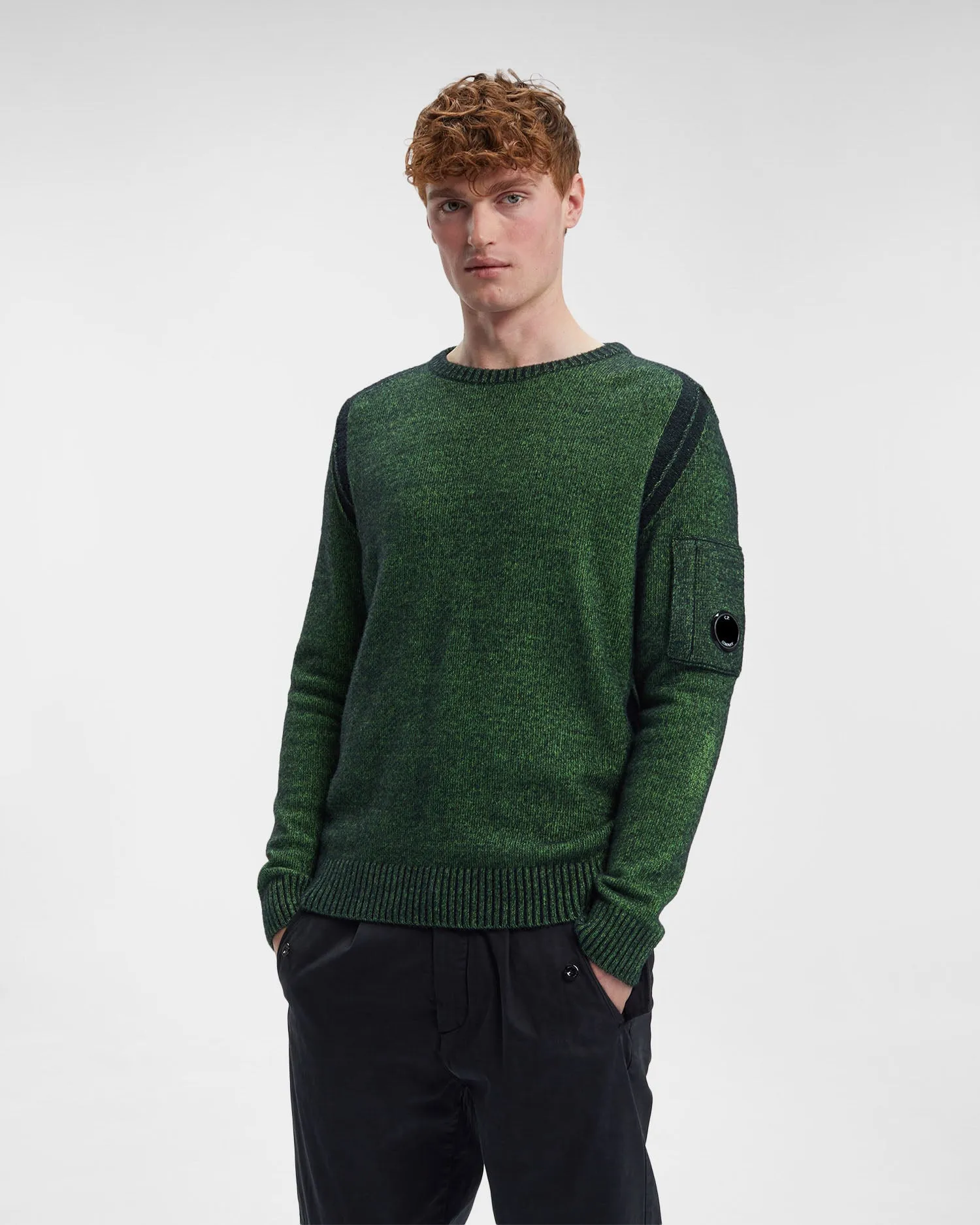 Fleece Knit Jumper Classic Green