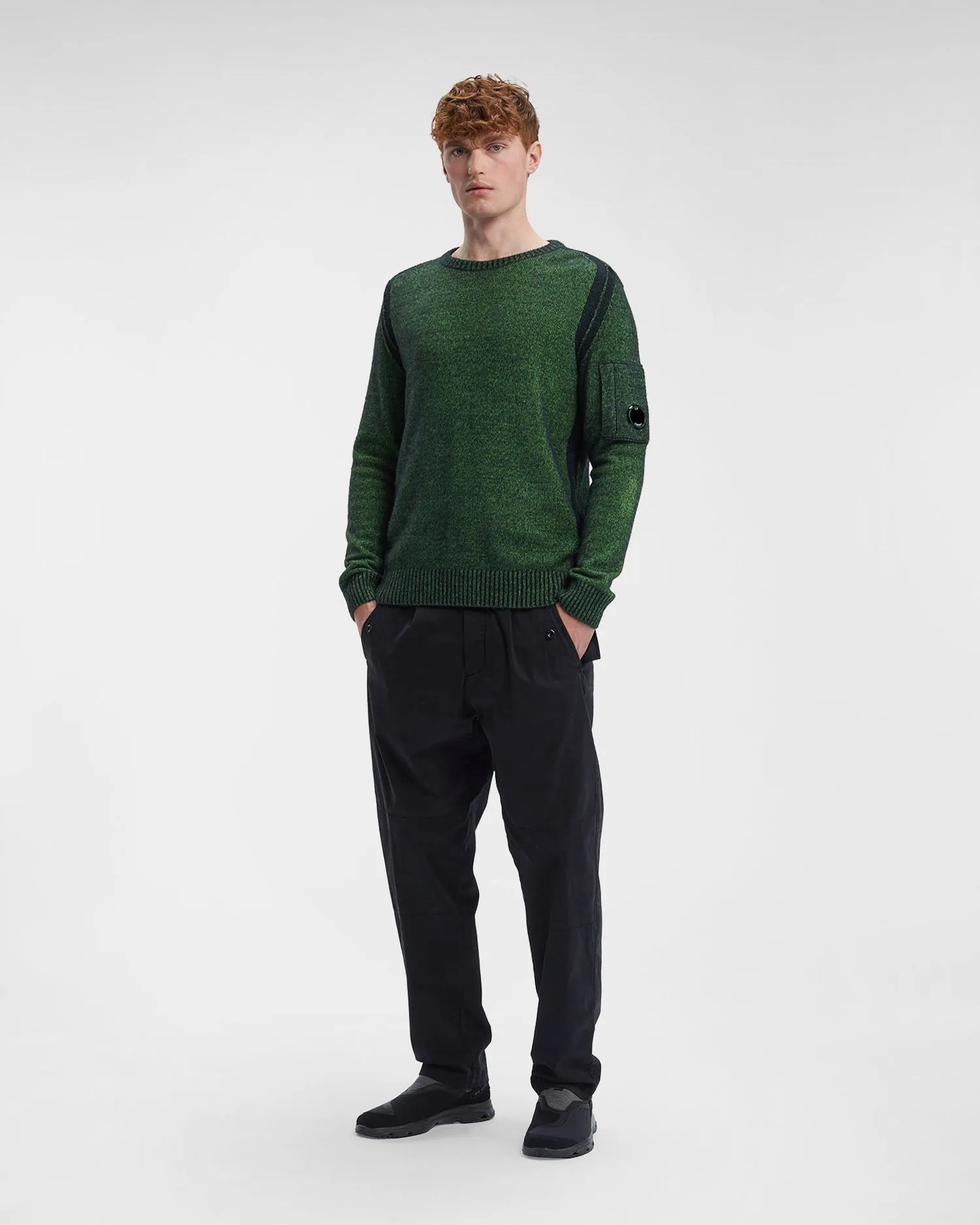 Fleece Knit Jumper Classic Green