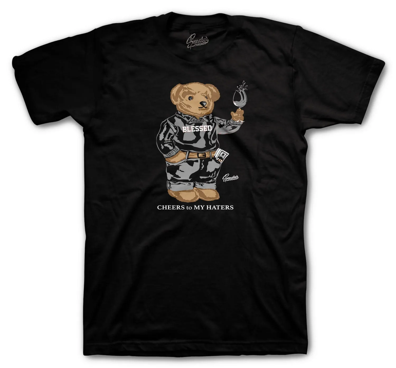 Foamposite All Over Shirt - Cheers Bear - Black