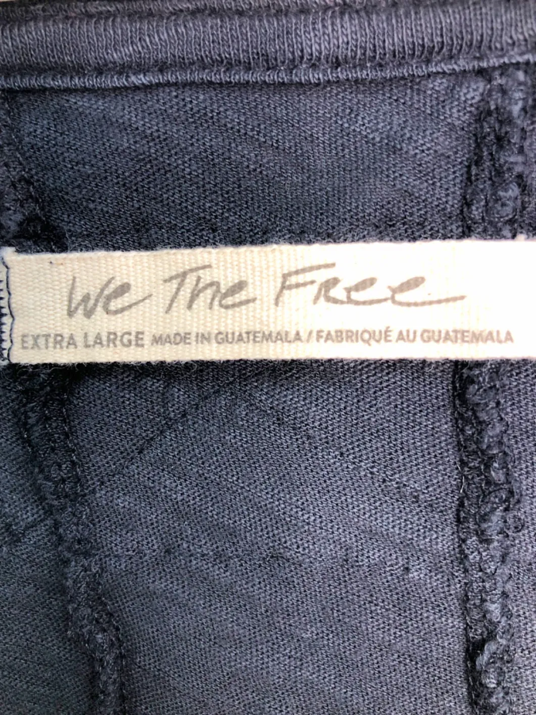 Free People Black We The Free T-Shirt UK XL