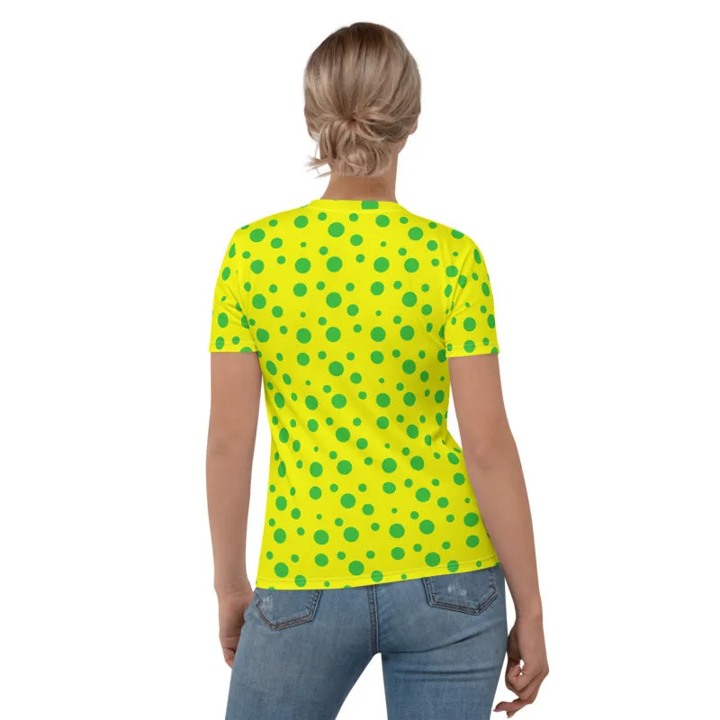 Green Spotted Yellow Women's T-shirt