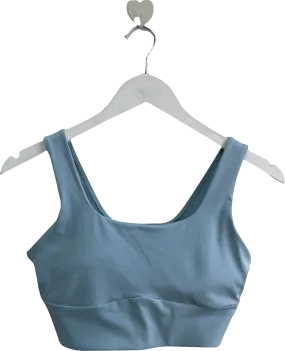 gymshark Longline Sports Bra Iceberg Blue UK M