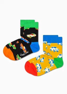 HAPPY SOCKS CHAUSSETTES KCAR02 93000  Car noir