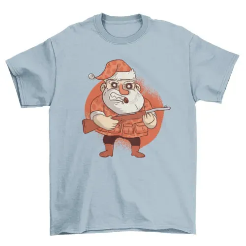 Hunting Santa T-shirt