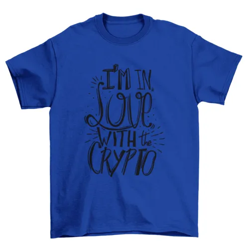 I'm In Love With The Crypto t-shirt