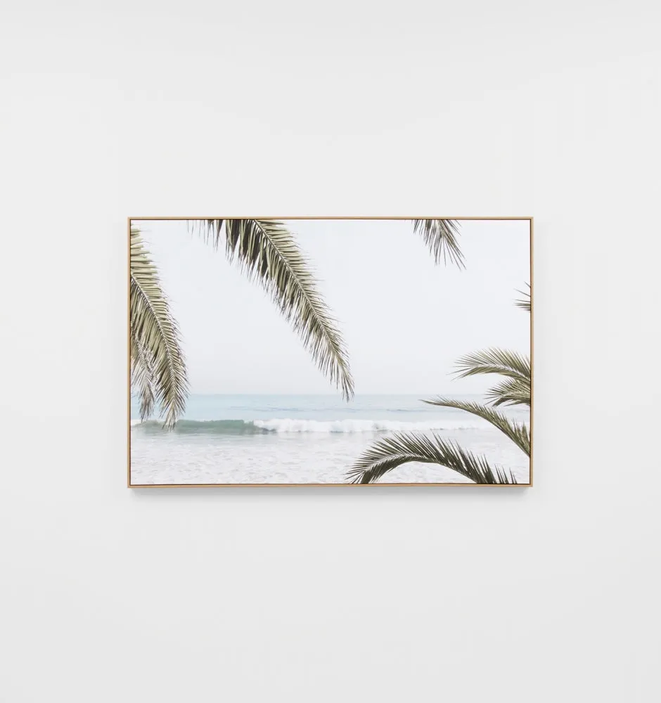 Island Horizon Framed Canvas