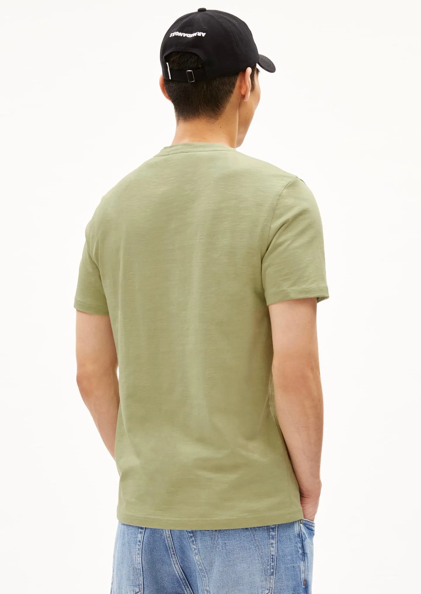 Jaamel Structure T-Shirt in Light Matcha