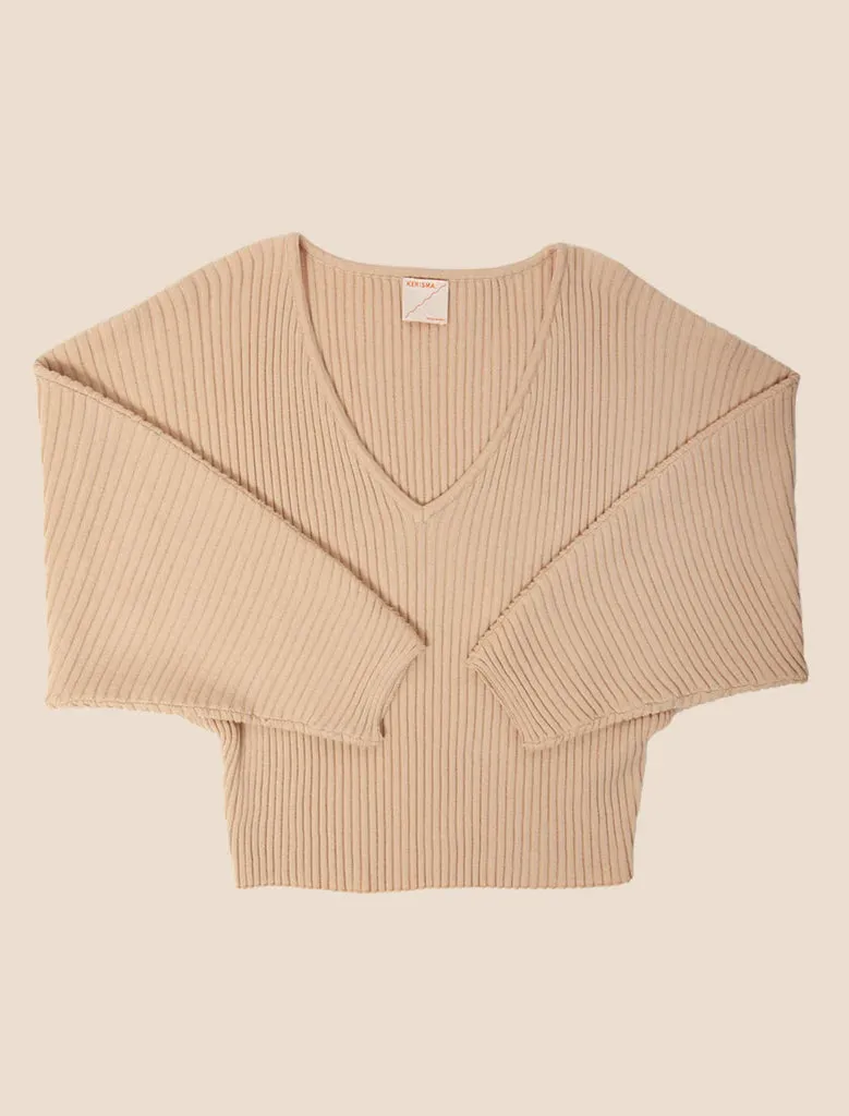 Keke Sweater in tahini by Kerisma