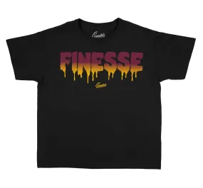 Kids Bordeaux 6 Shirt - Finesse - Black