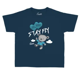 Kids Obsidian 13 Shirt -Money Over Love - Navy