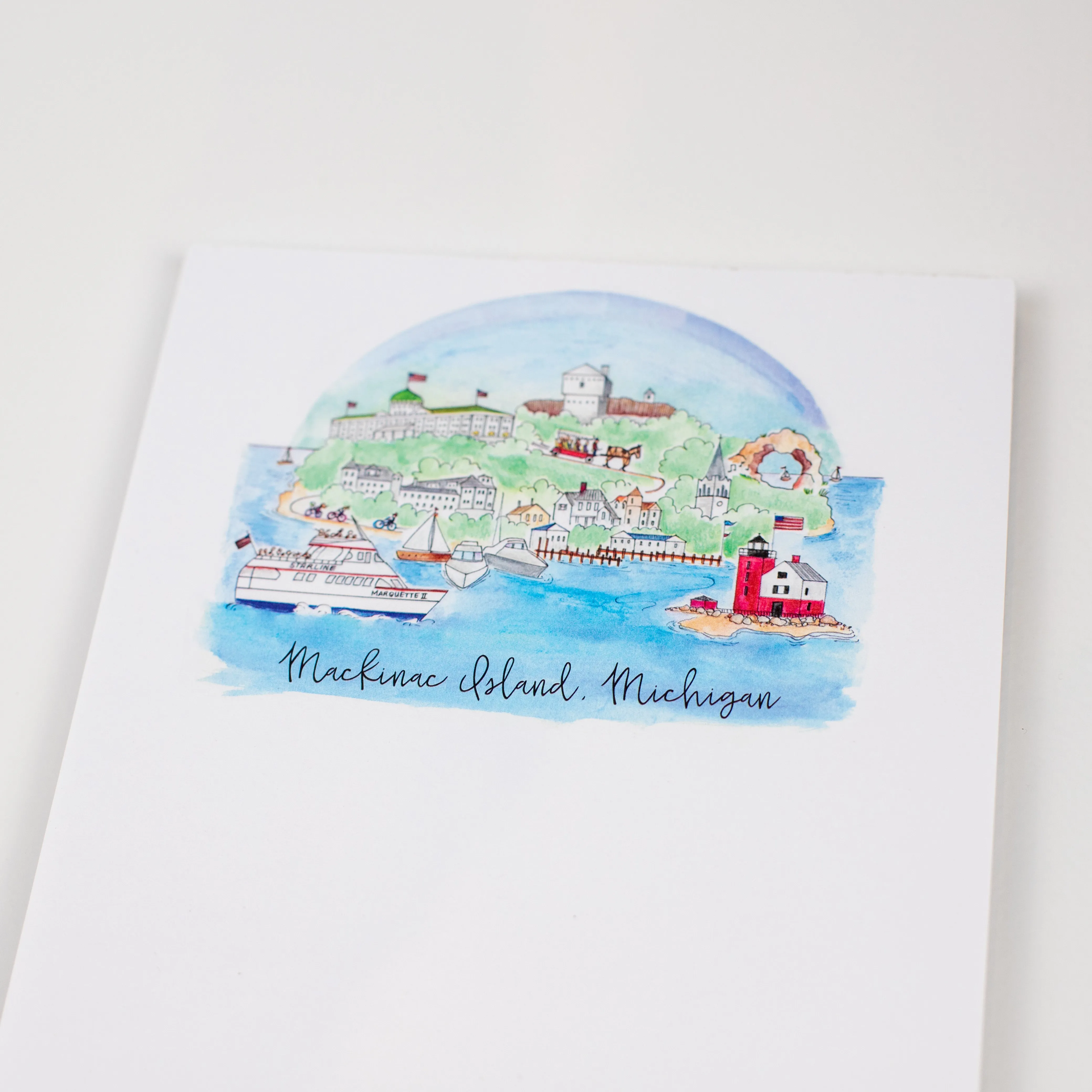 Mackinac Island Notepad