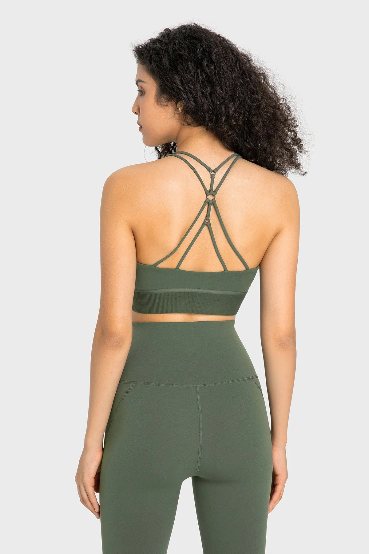 Medium Support Strappy Back Bra