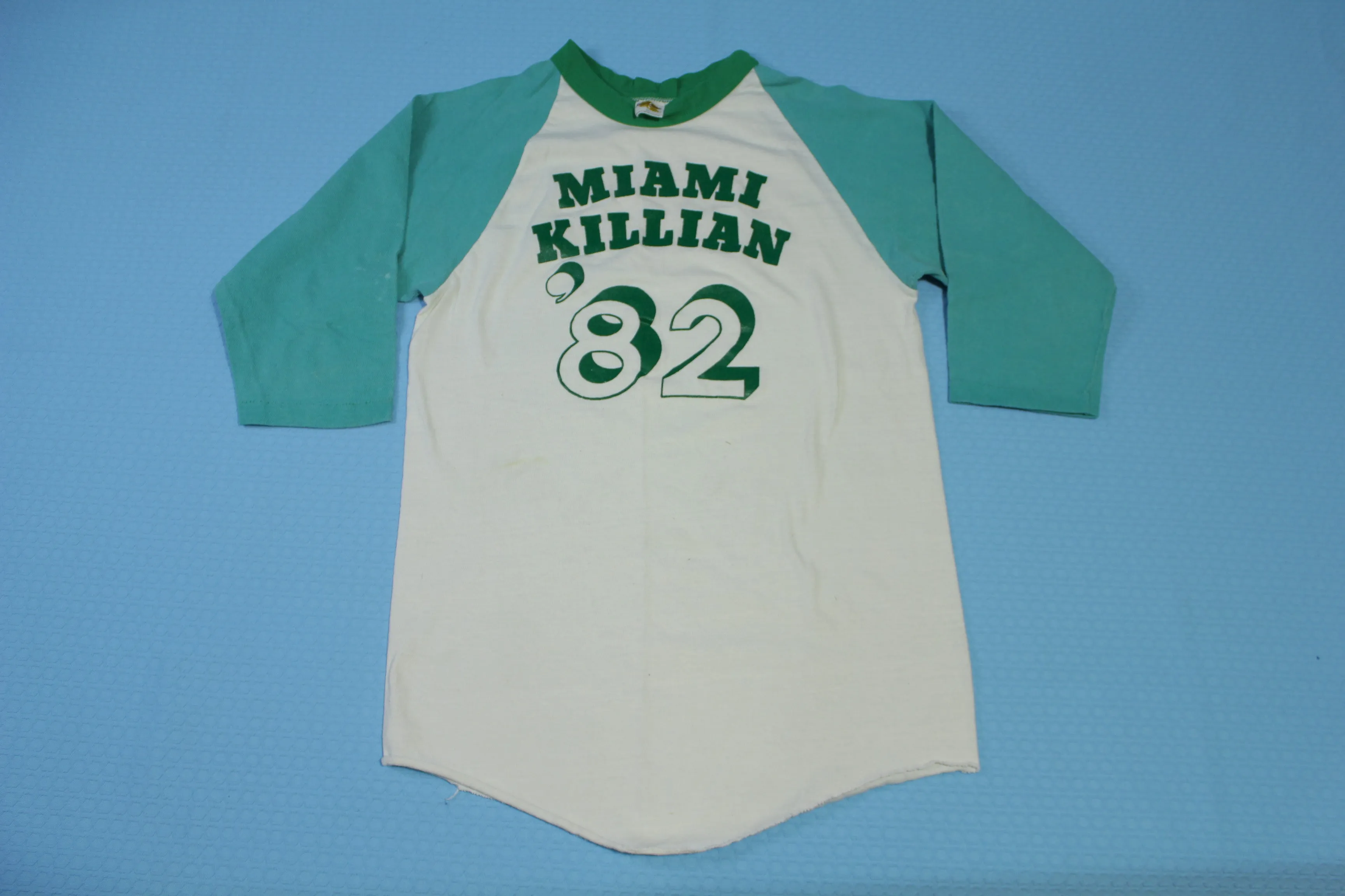 Miami Killian Cougars Florida Vintage '82 1980's Raglan High School T-Shirt