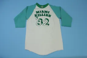 Miami Killian Cougars Florida Vintage '82 1980's Raglan High School T-Shirt