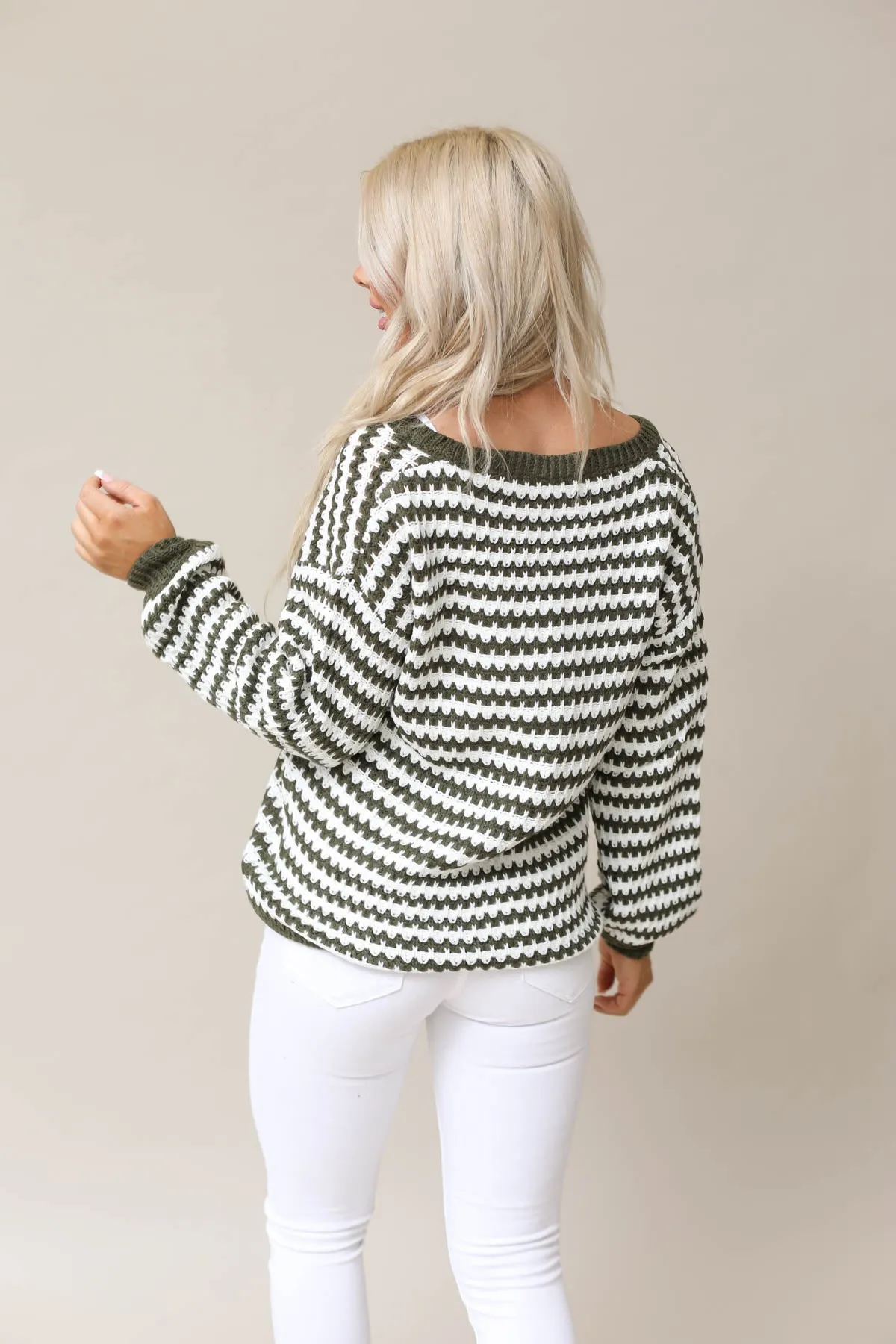 Mikol Stripe Sweater