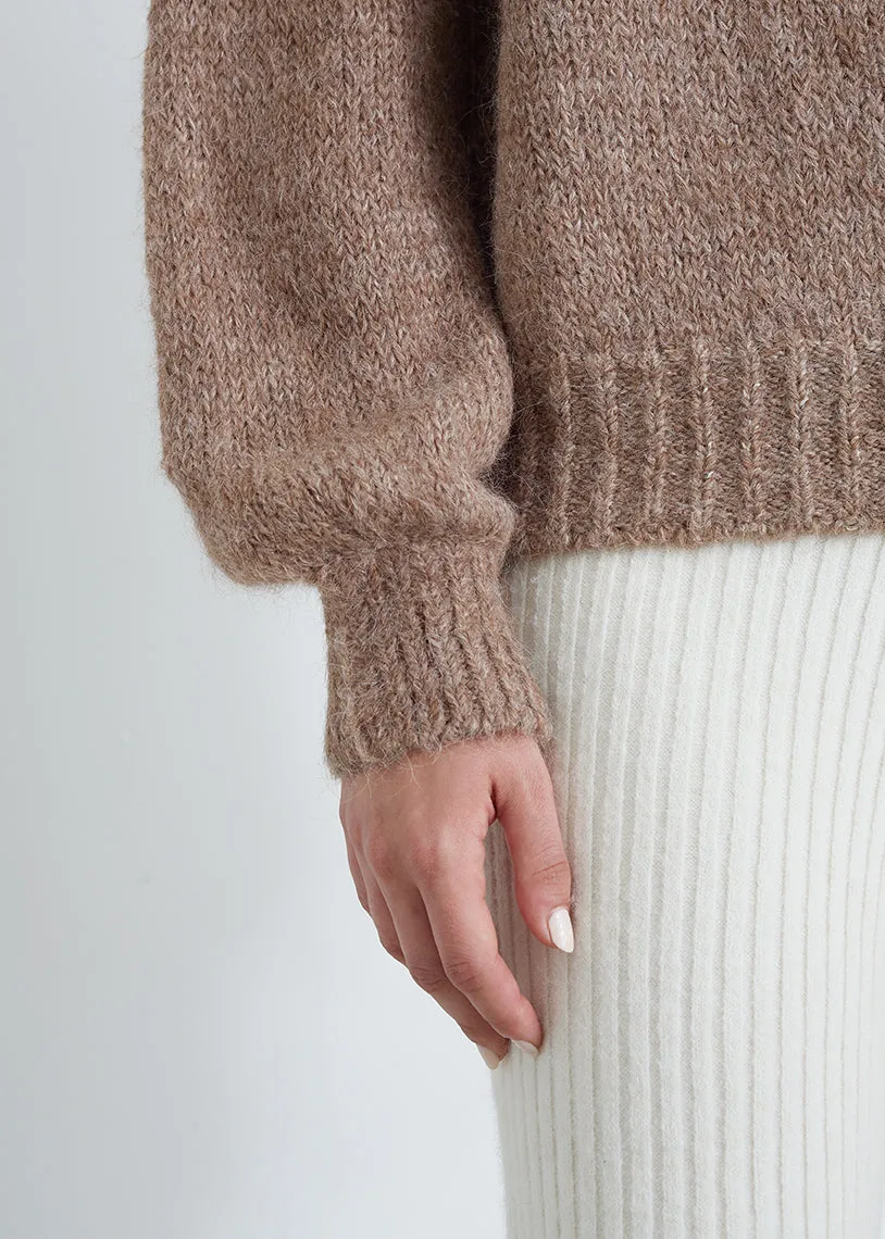 MILA SWEATER | TAUPE