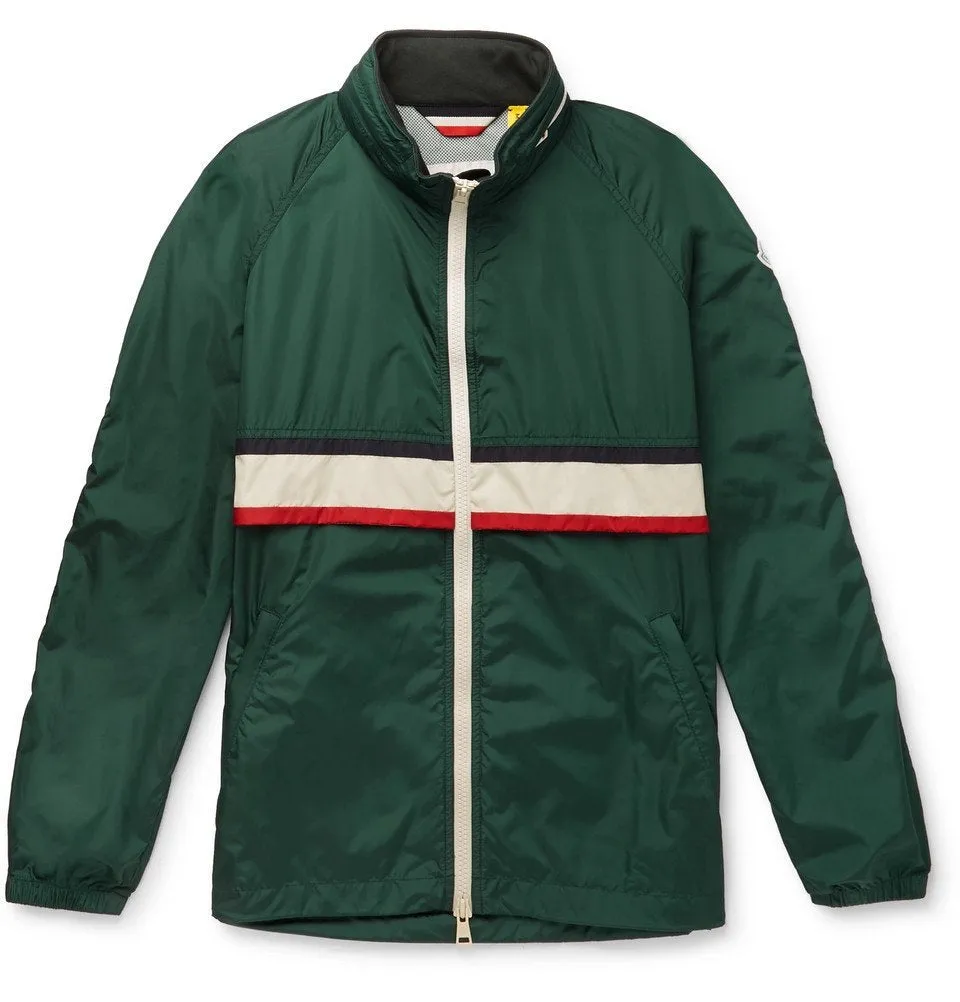 Moncler Genius 2 Moncler 1952 Allos Contrast Trimmed Nylon Jacket (Green)