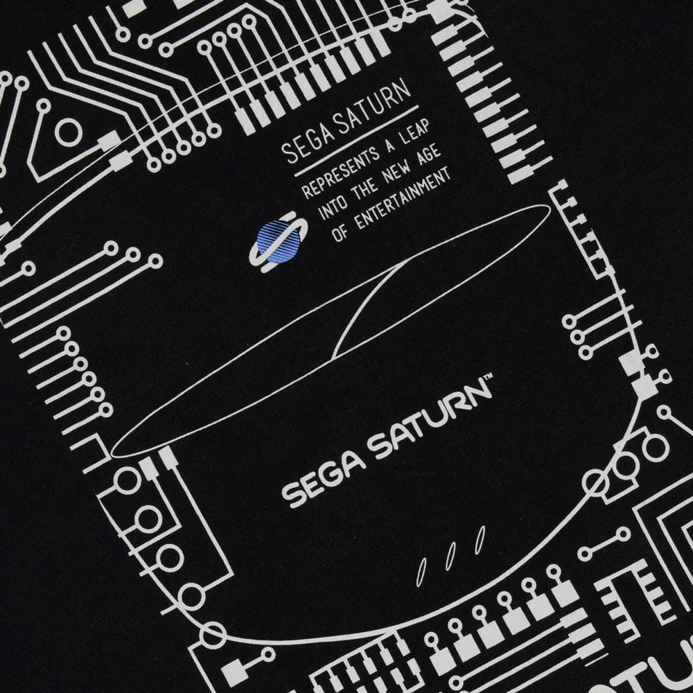 Official SEGA Saturn Black T-Shirt (Unisex)