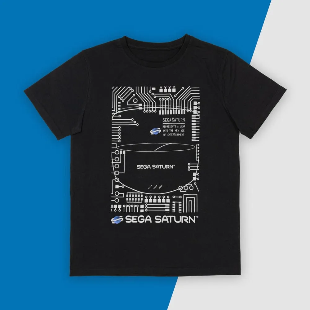 Official SEGA Saturn Black T-Shirt (Unisex)