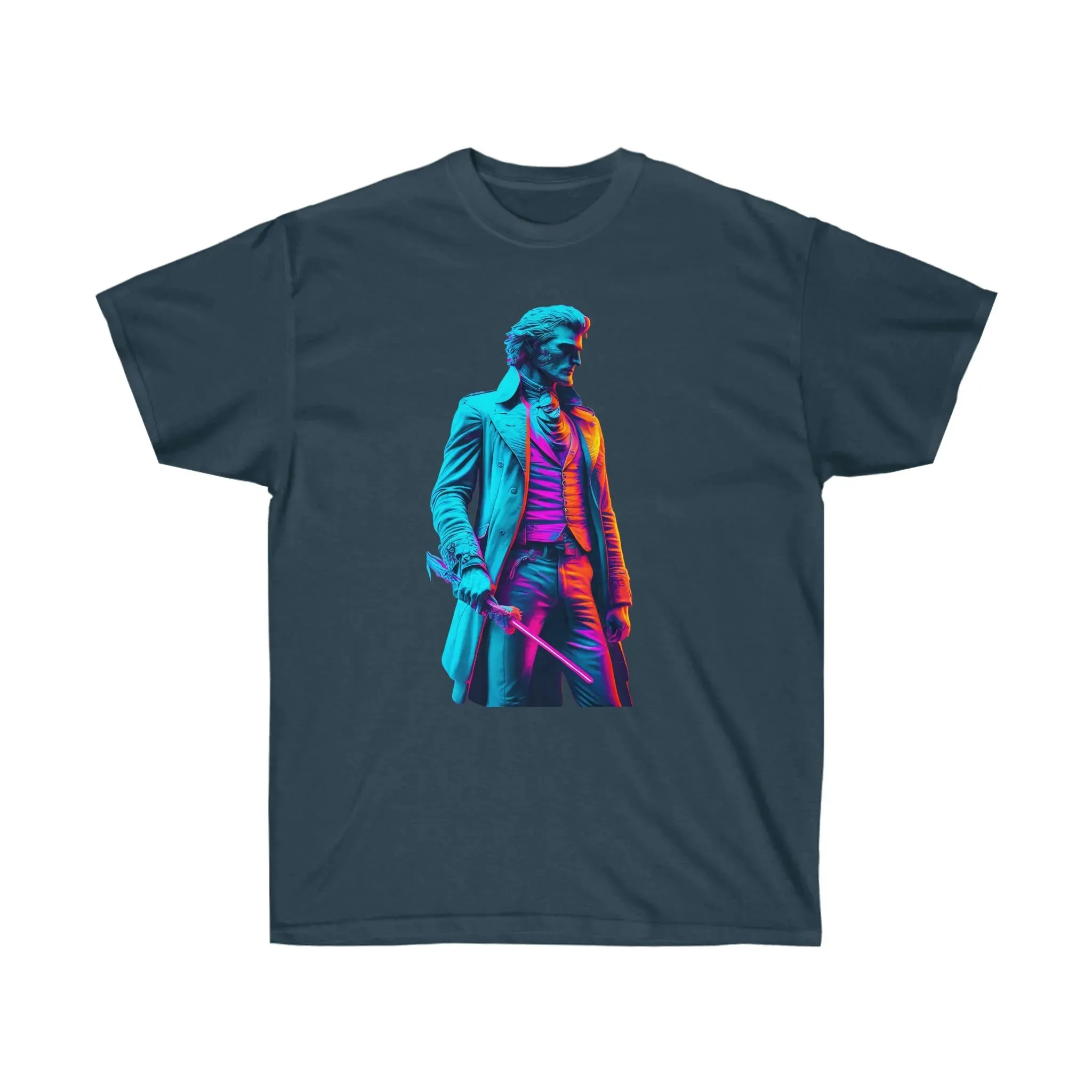 "Altar of God" Thomas Jefferson Synthwave T-Shirt