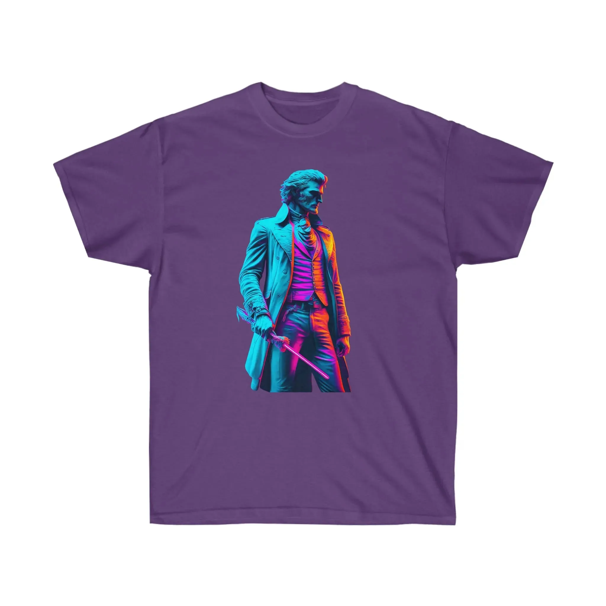 "Altar of God" Thomas Jefferson Synthwave T-Shirt