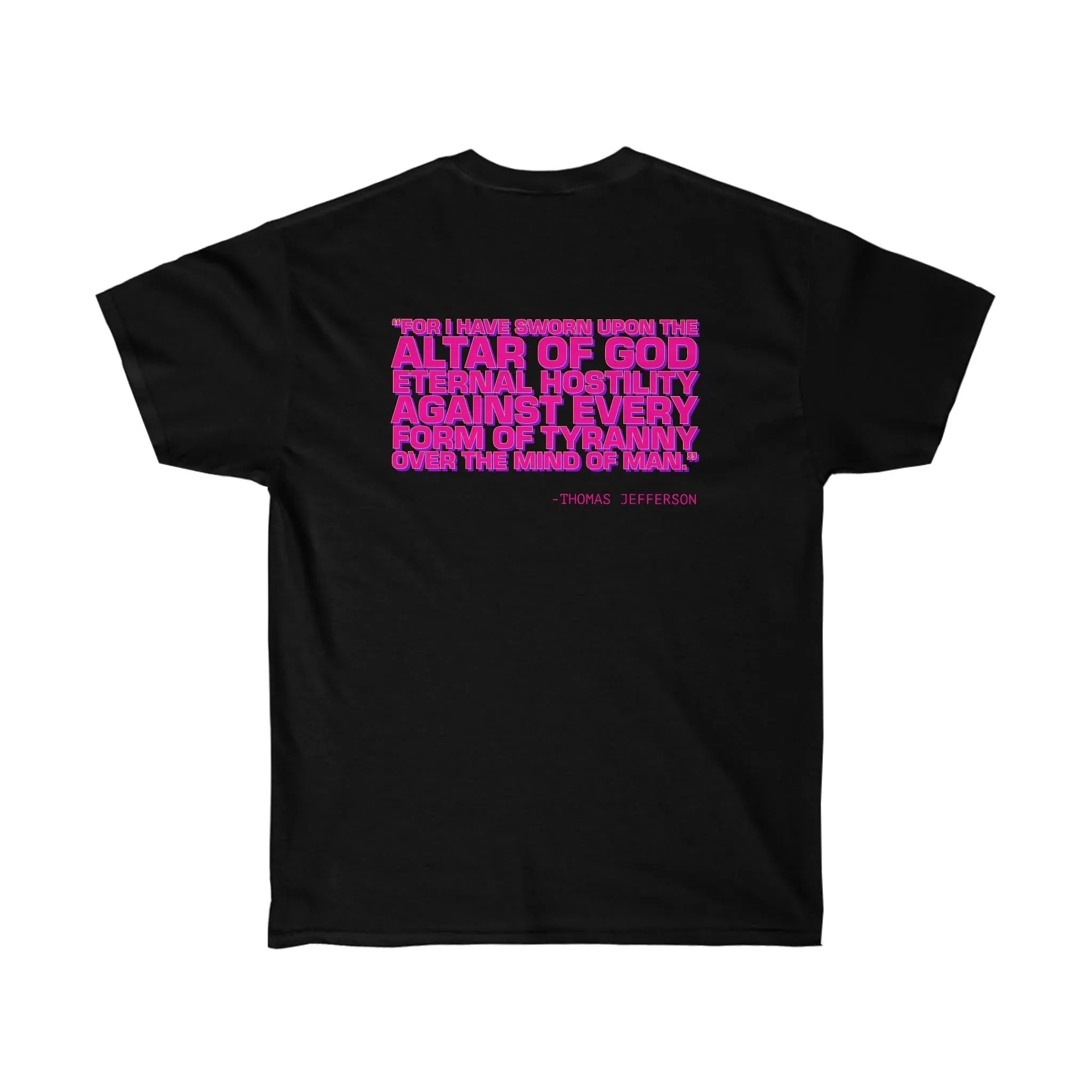 "Altar of God" Thomas Jefferson Synthwave T-Shirt