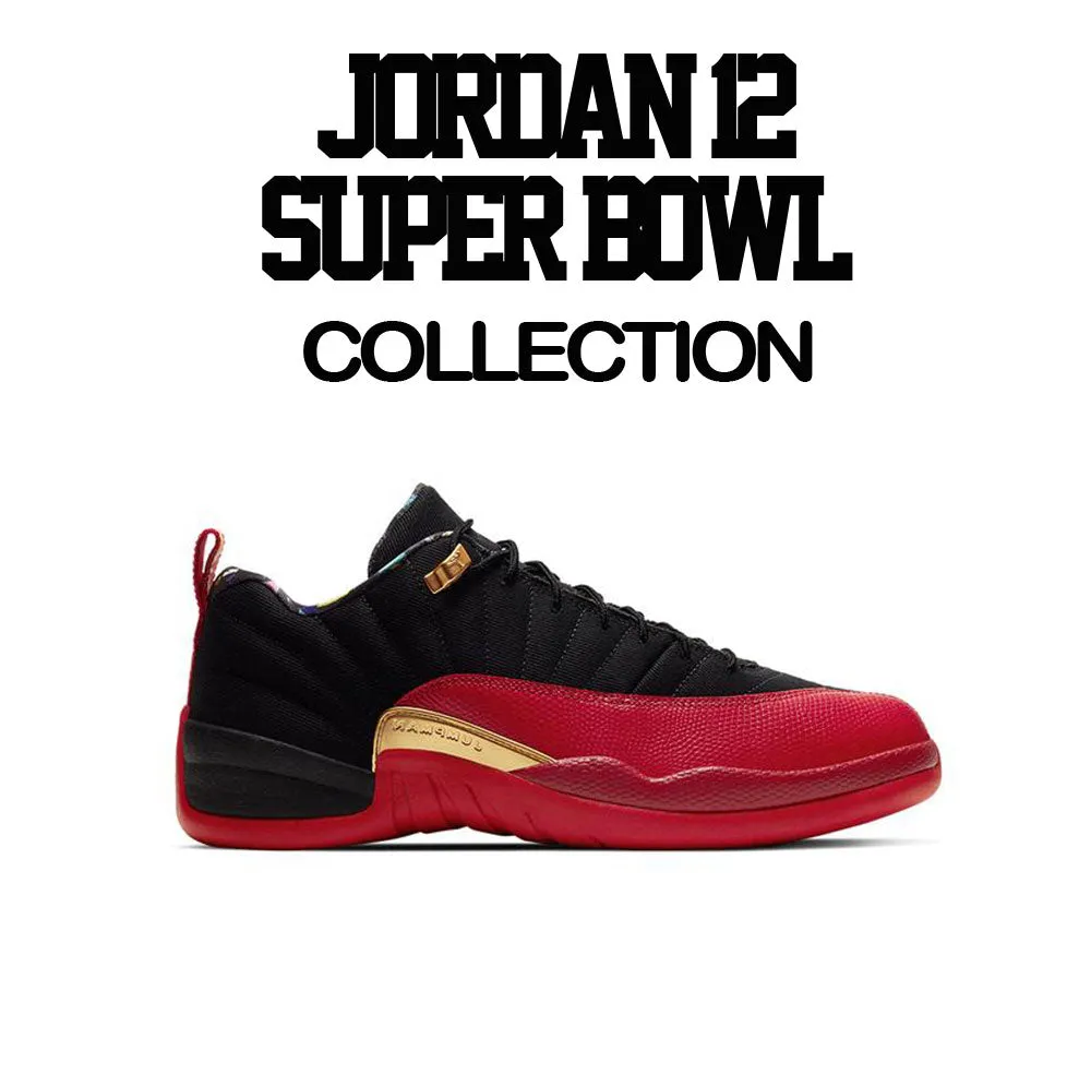 Retro 12 Super Bowl Shirt - Sick - Red