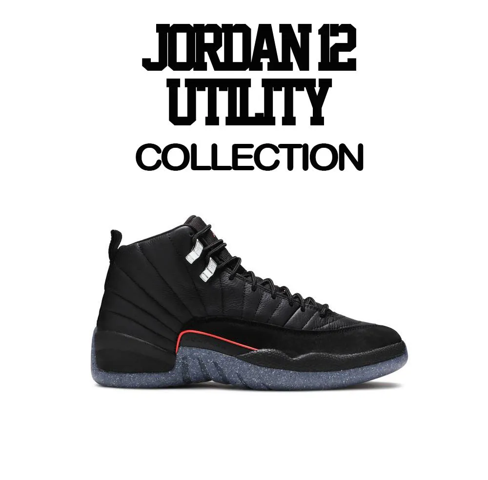 Retro 12 Utility Shirt - Love Kicks - Black