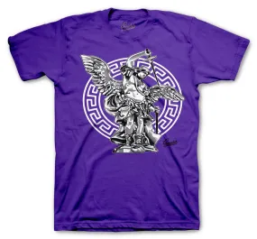 Retro 13 Court Purple Shirt - ST Michael -  Purple