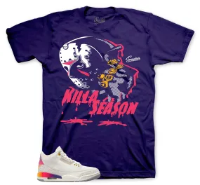 Retro 3 Sunset Shirt - Killa Season - Cobalt