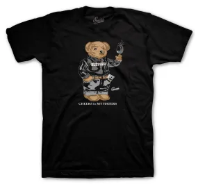 Retro 5 Moonlight Shirt - Cheers Bear - Black